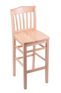 3110 Natural Finish Dining Bar Stool