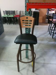 830 Voltairea Swivel Bar Stool