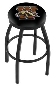 Western Michigan L014 Jackie NCAA Team Logo Bar Stool