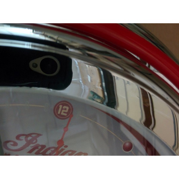 15 Double Neon Clock With Indian Motorcycle Multi Bike From Holland 15 Double Neon Clock With Indian Motorcycle Multi Bike From Holland Bar Stool Co
