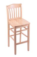 3110 Natural Finish Dining Bar Stool